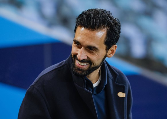 Manchester, England, 16th December 2025. Alvaro Arbeloa the head coach of Real Madrid Castilla ahead of the Manchester City U21, U 21 vs Real Madrid Castilla Premier League International Cup match at  ...