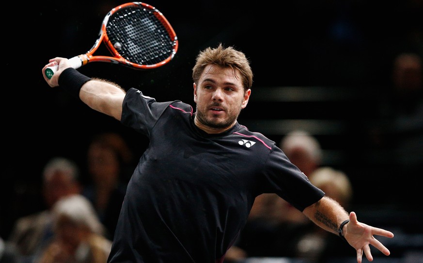 Stan Wawrinka zieht in Paris gegen Bernard Tomic ohne Schwierigkeiten in die dritte Runde ein.&nbsp;