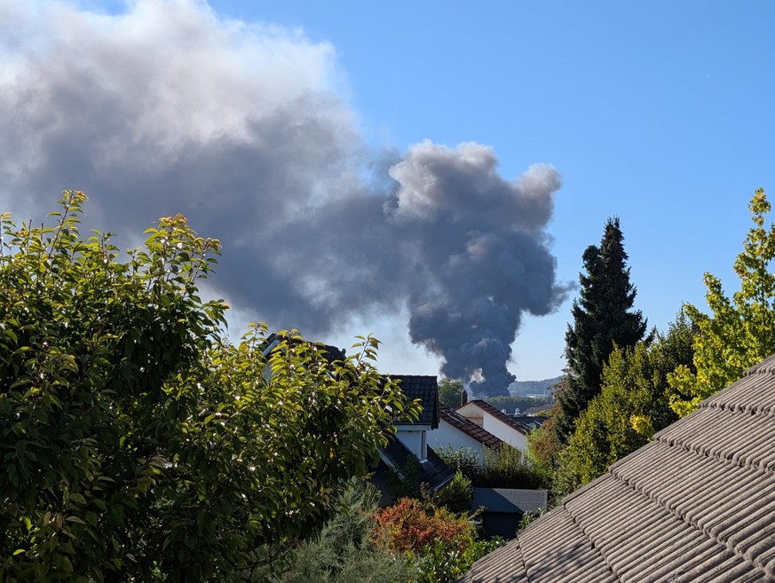 Brand in Buchs.