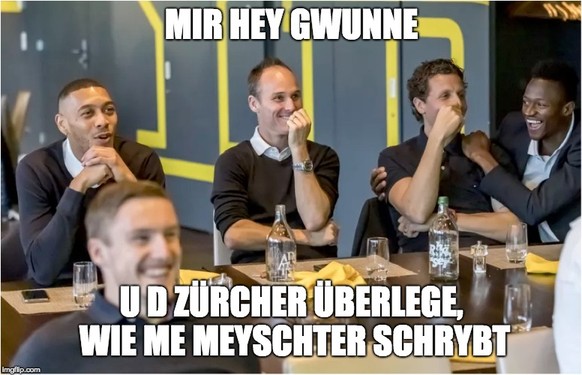 Dieses grossartige YB-Foto schreit nach Memes – wir haben schon mal vorgelegt