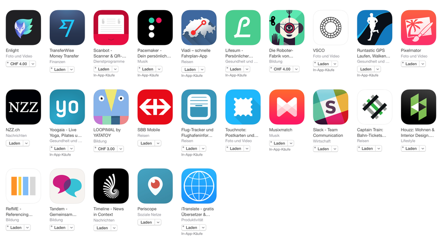 Für diese Apps rührt Apple zurzeit die Werbetrommel. Einige davon wurden extra gekürt.<br data-editable="remove">