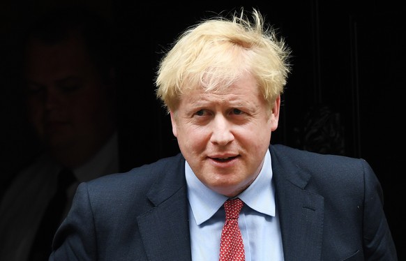 epa08534132 British Prime Minister Boris Johnson departs 10 Downing Street in London, Britain, 08 July 2020. British Chancellor of the Exchequer Sunak is set to outline his Summer Statement in parliam ...