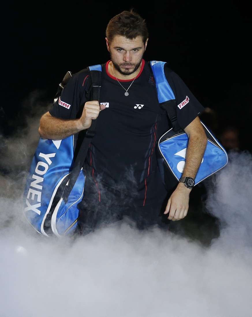 Auftritt Wawrinka: Ende 2013 gehört er zu den acht besten Spielern der Welt.