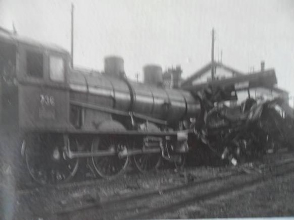 Eisenbahnunfall in Dietikon am 17. August 1915.