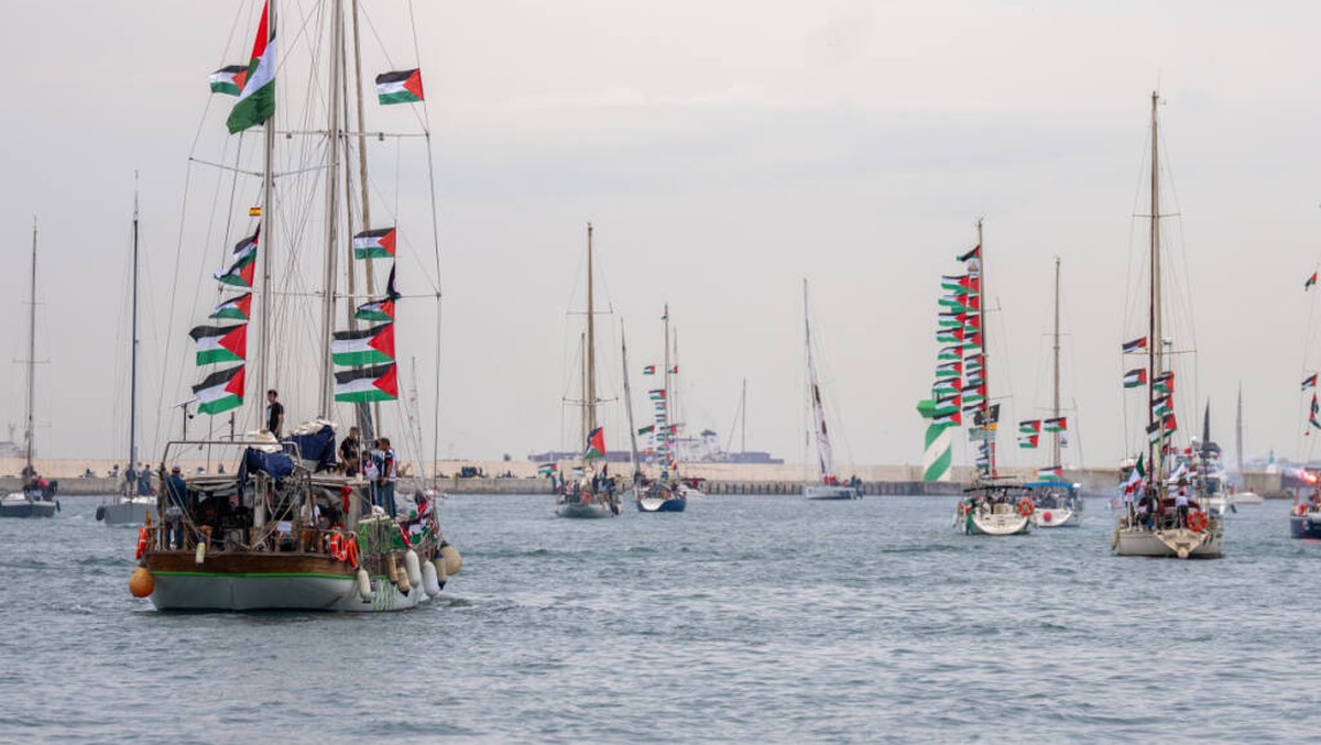 Les bateaux de la flottille pour Gaza sont partis de Barcelone (image), Marseille et Syracuse.