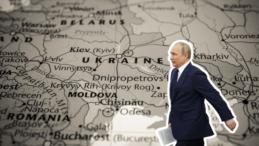 Wladimir Putin hat momentan die südliche und östliche Ukraine im Visier.