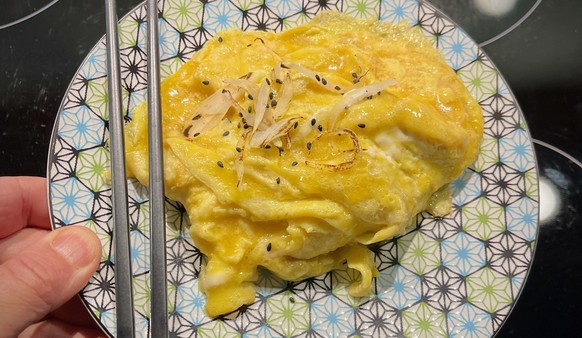 Cantonese scrambled eggs - kantonesische Rühreier. Ein Selbstversuch.