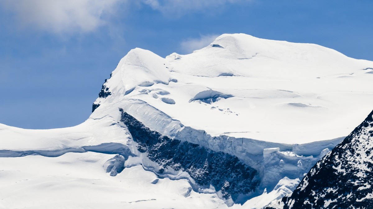 Le Grand Combin photographié le jour du drame.