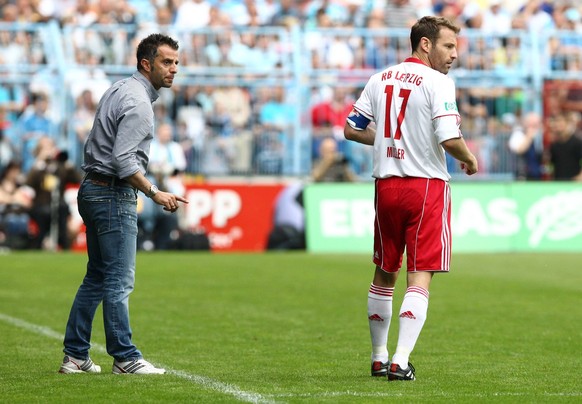 Bildnummer: 07904519 Datum: 21.05.2011 Copyright: imago/Picture Point
Chemnitz, 21.05.2011, Stadion an der Gellertstraße, Fussball, Regionalliga Nord, 33. Spieltag , Chemnitzer FC vs. Rasenballsport L ...