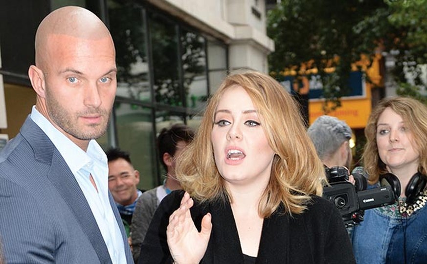 Oh, lá, lá, wer ist denn das? Der Bodyguard von Adele: ehemaliger Bodybuilder und Mister Europe.