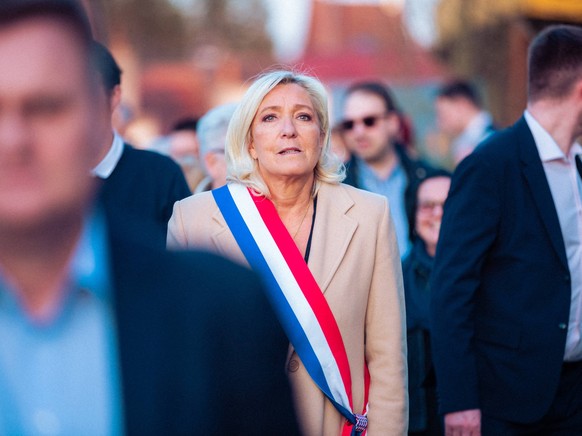 Marine Le Pen Attends The inauguration of Brigitte Bardot Avenue - Henin-Beaumont Marine Le Pen inaugurating the Brigitte Bardot street on March 08, 2025 in Henin-Beaumont, France. Photo by Timo Claey ...