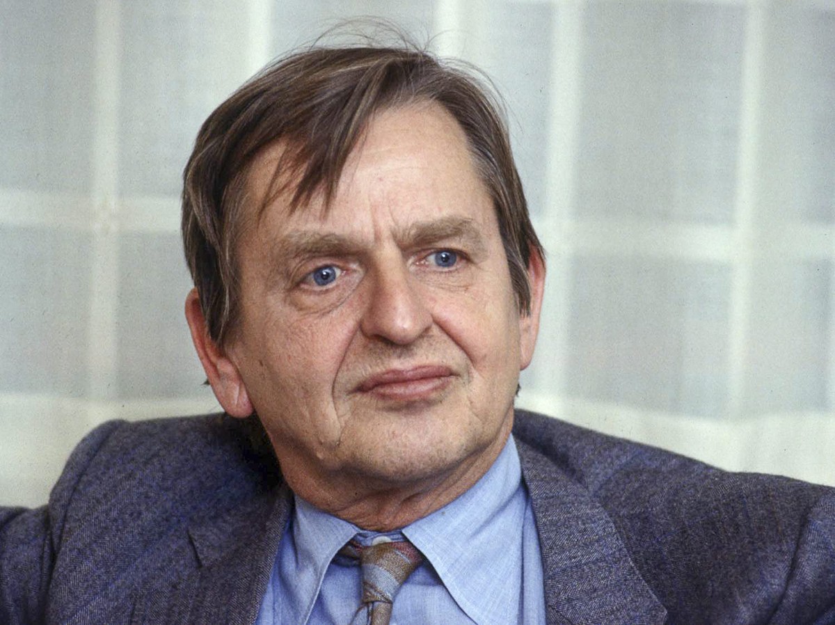 epa05179650 (FILE) A file picture of Olof Palme taken in 1984. Former Swedish prime minister Olof Palme was assassinated on a street in Stockholm while walking home from a movie theater. On 28 Februar ...