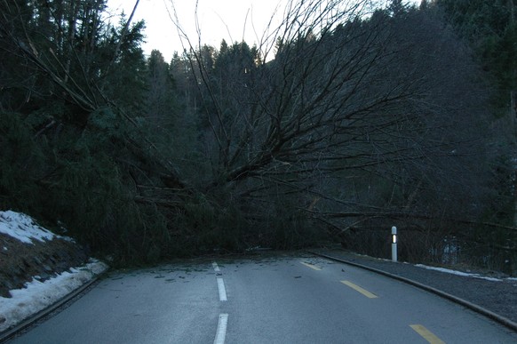 Diese Strasse wird noch bis am Montag geschlossen bleiben.&nbsp;