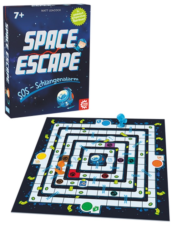 Space Escape Box mit Material