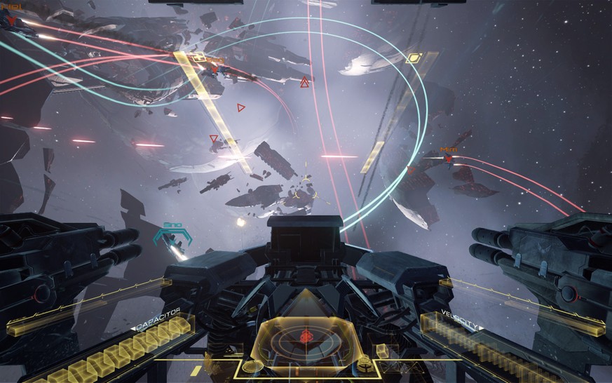 Wird mit dem konventionellen Controller gesteuert: EVE: Valkyrie