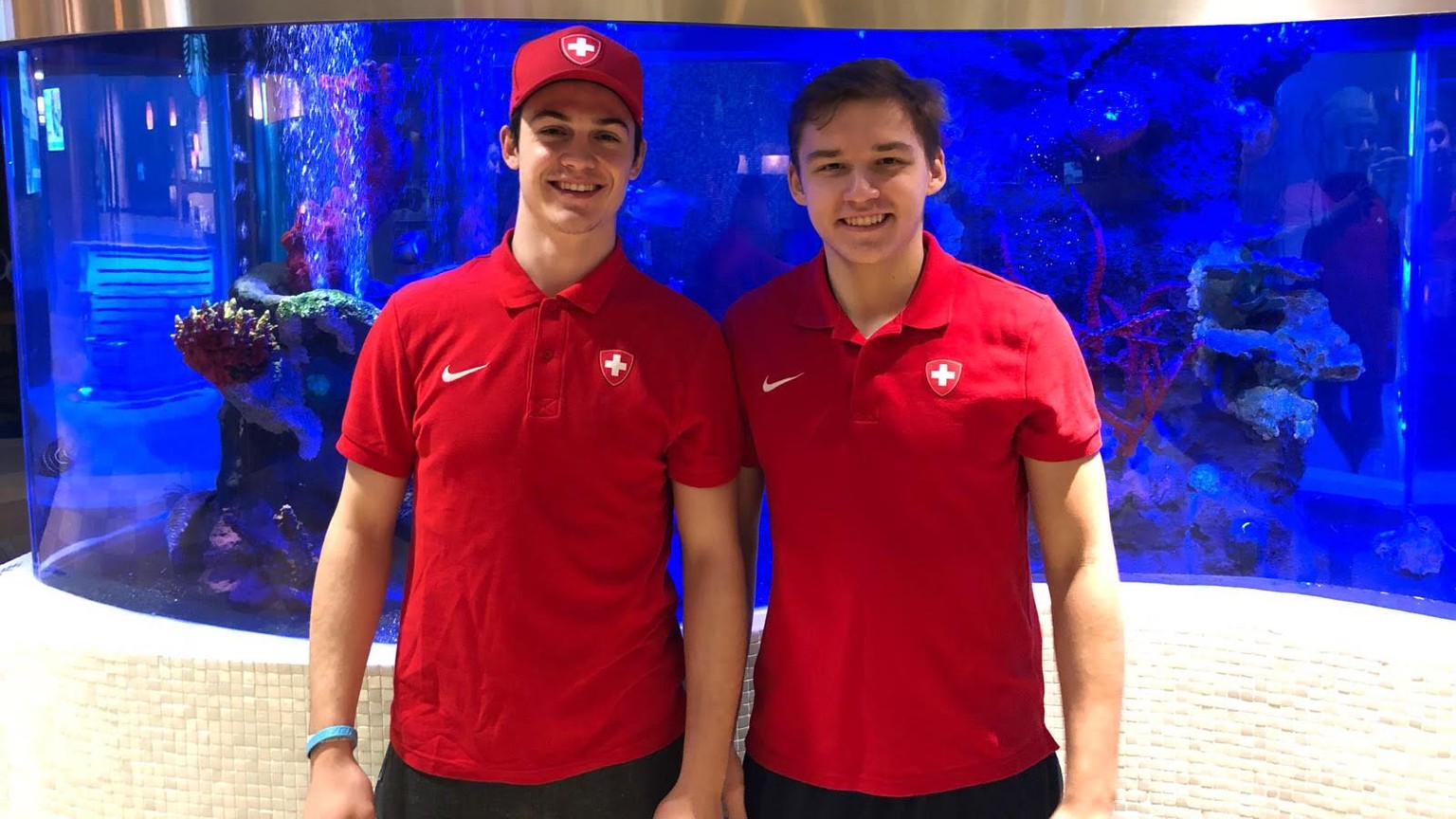 Nico Gross (links) und Philipp Kurashev wollen an der U20-WM die Scouts überzeugen.