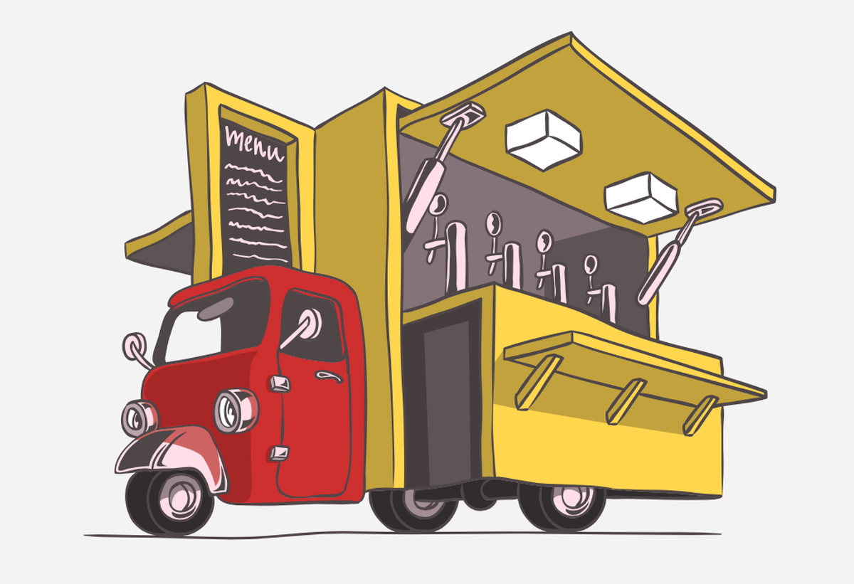 popup pop-up pop up beer bar coffee kaffee bier streetfood vespa ape essen trinken sommer