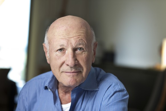 Portrait of Erich Gysling, publicist, correspondent and Middle-East expert, pictured on June, 28, 2011, in Affoltern am Albis, canton of Zurich, Switzerland. (KEYSTONE/Gaetan Bally)