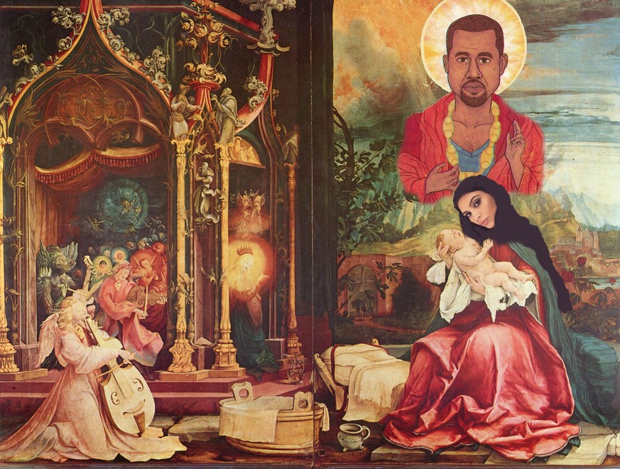 Der jüngste Tag ist gekommen: Kanye und Kims Sohn Saint wird über uns alle richten