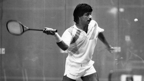 Bildnummer: 09997028 Datum: 11.02.1988 Copyright: imago/Pressefoto Baumann
Squash Jahangir Khan ; Tennis quer Aufnahmedatum geschätzt 1988

Image number 09997028 date 11 02 1988 Copyright imago Bauman ...