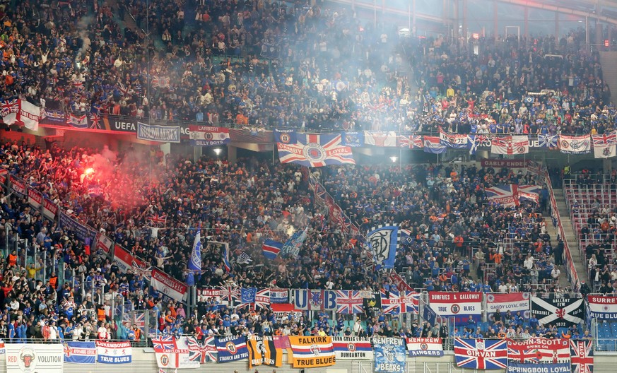 IMAGO / Picture Point LE

RB Leipzig - Glasgow Rangers / 28.04.2022 Leipzig, 28.04.2022, Red Bull Arena, Fussball, UEFA Europa League, Halbfinale Hinspiel, RB Leipzig vs. Rangers FC Glasgow 1:0 (0:0)  ...