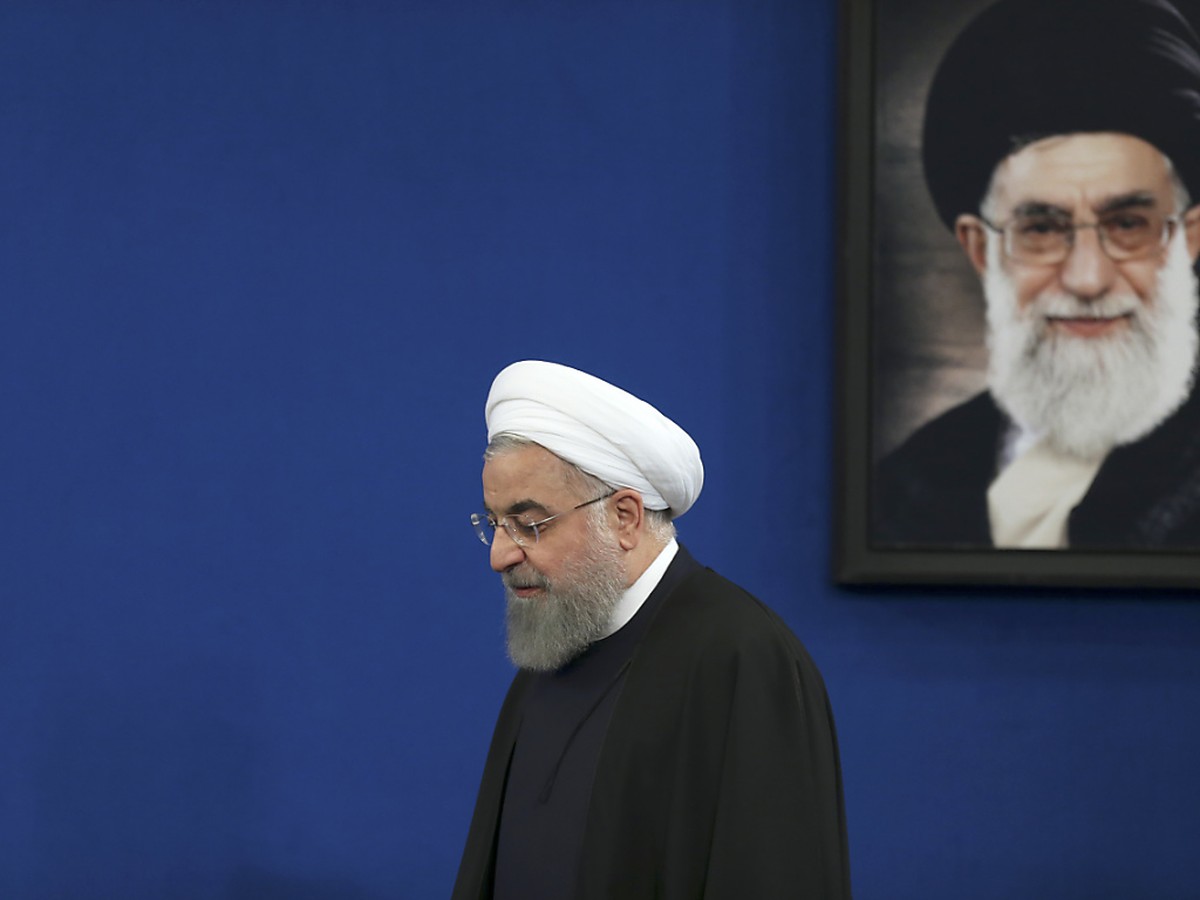 Der iranische Präsident Hassan Ruhani schliesst "bilaterale Gespräche" seines Landes mit den USA aus. (Archivbild)
