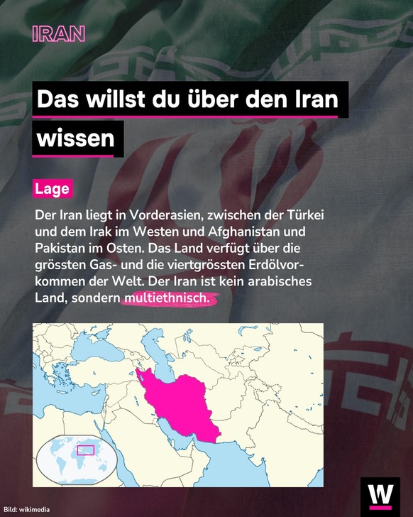 <p>Der Iran ist multiethnisch.</p>