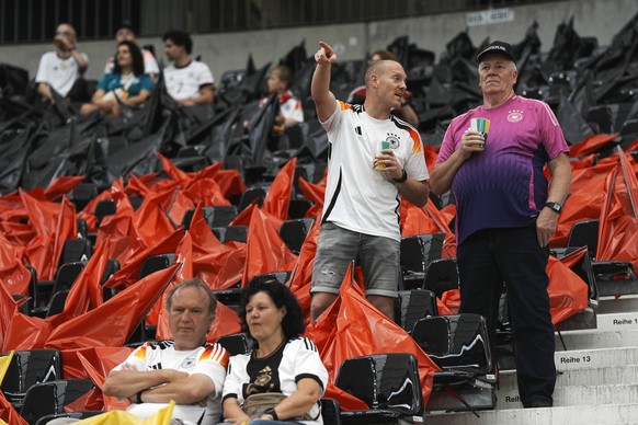 Switzerland v Germany - UEFA EURO, EM, Europameisterschaft,Fussball 2024 - Group A - Frankfurt Arena Germany fans before the UEFA Euro 2024 Group A match at the Frankfurt Arena in Frankfurt, Germany.  ...