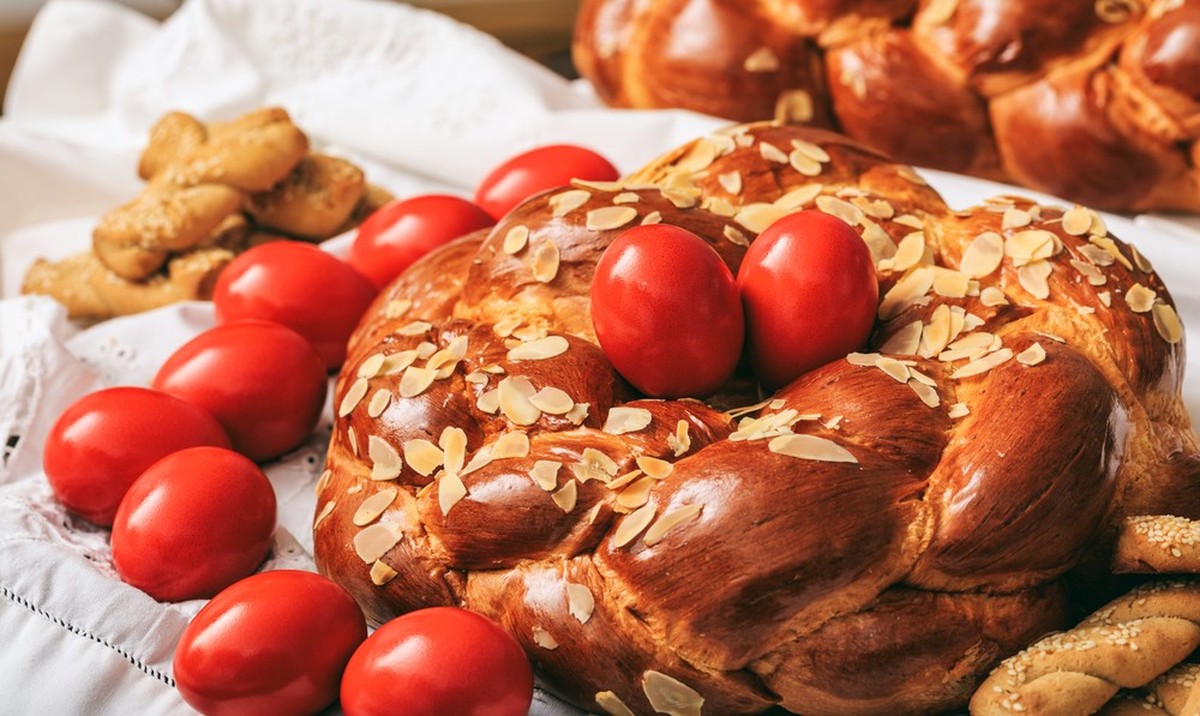 Tsoureki – Griechenland essen kochen food ostern brot
