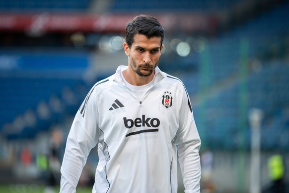 Shakhtar Donetsk v Besiktas - UEFA Europa League. Necip Uysal warms up before the game between FC Shakhtar Donetsk and Besiktas J.K. in Krakow, Poland, on July 31, 2025. This is the UEFA Europa League ...