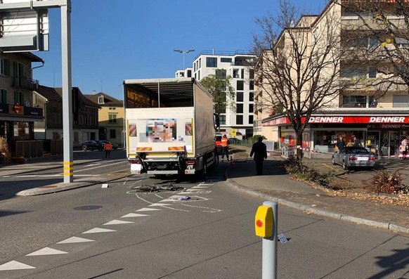 Der Unfallort in Wetzikon.