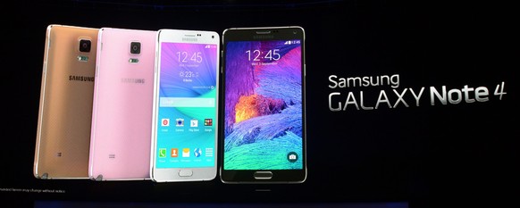 Ebenfalls heute enthüllt: Das Galaxy Note 4.