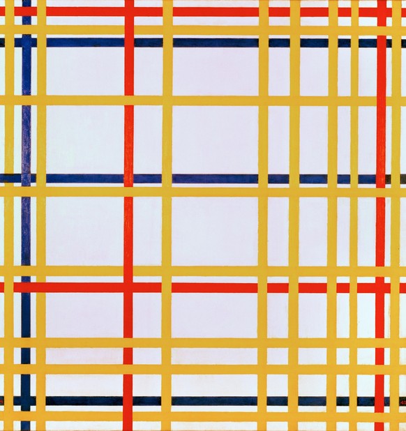 New York City 1 by Piet Mondrian