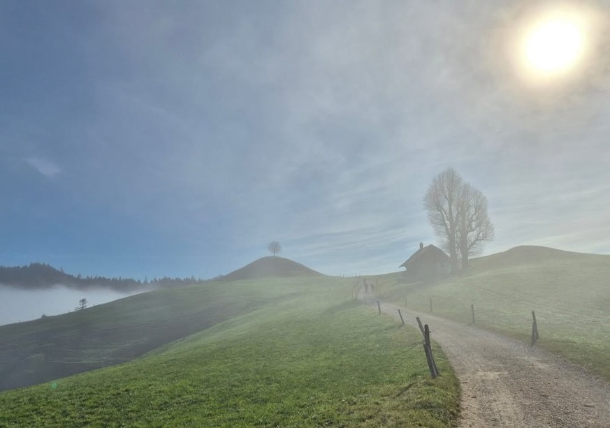 Frühlingswanderung Vorder Arni Kuttelbad Emmental Wasen Sumiswald Rauszeit