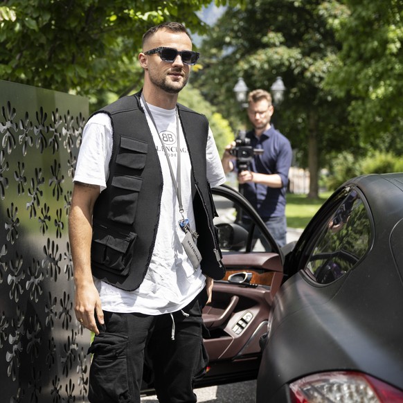 Haris Seferovic beim Zusammenzug der Schweizer Fussball Nationalmannschaft, am Donnerstag, 26. Mai 2022, in Bad Ragaz. (KEYSTONE/Ennio Leanza)