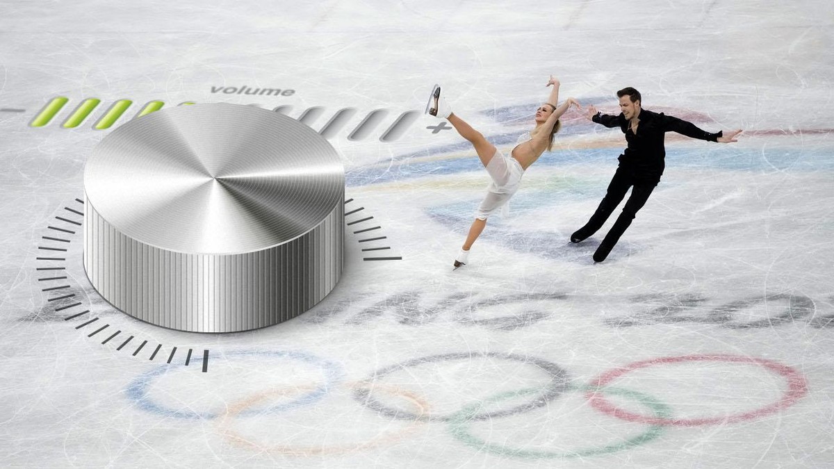 Victoria Sinitsina and Nikita Katsalapov, of the Russian Olympic Committee, perform their routine in the ice dance competition during the figure skating at the 2022 Winter Olympics, Monday, Feb. 14, 2 ...