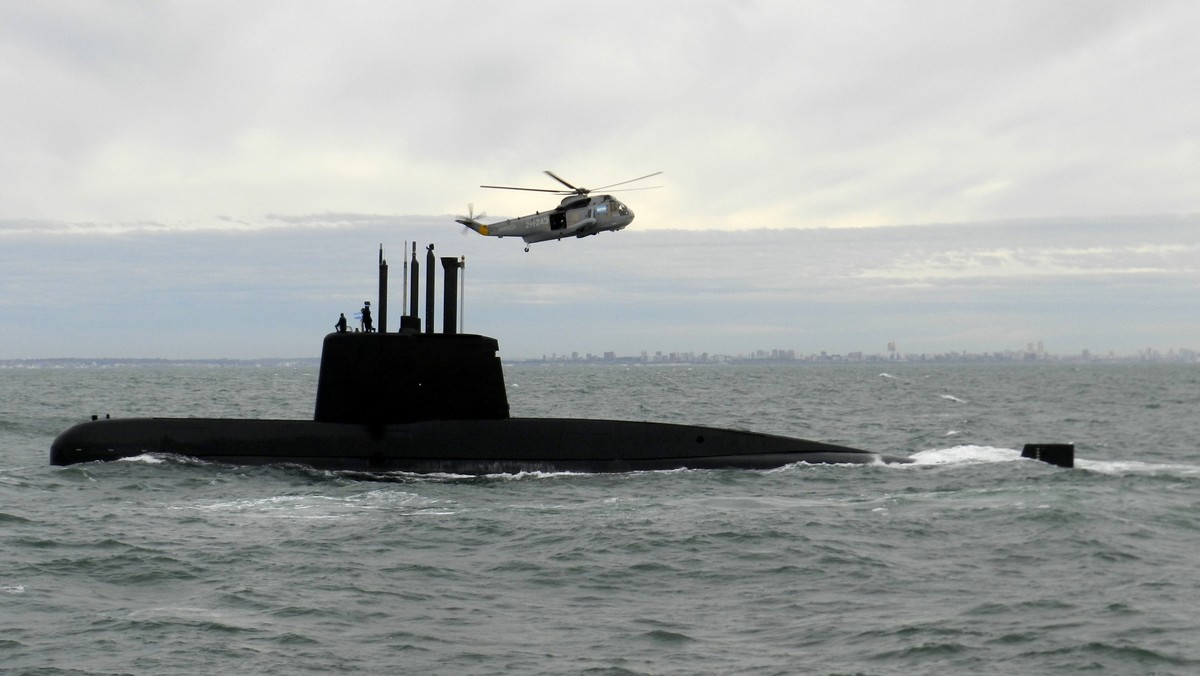 This 2013 photo provided by the Argentina Navy shows an ARA San Juan, a German-built diesel-electric vessel, near Buenos Aires, Argentina. Argentina's Navy said Friday, Nov. 17, 2017, it has lost ...