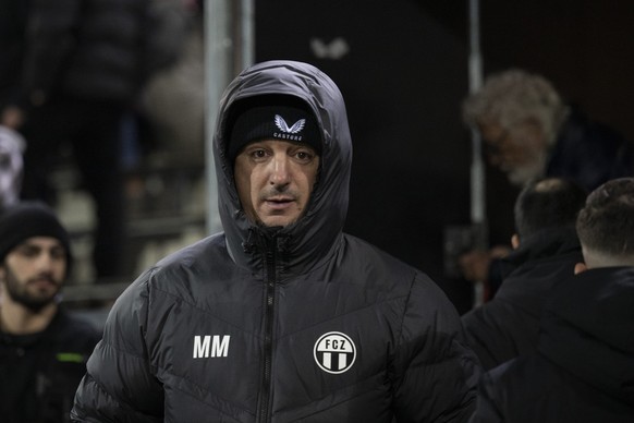 Milos Malenovic, FCZ Sportchef, im Fussball Meisterschaftsspiel der Super League zwischen Winterthur, FCW, und Zuerich, FCZ, im Stadion Schuetzenwiese, am Donnerstag, 6. Februar 2025 in Winterthur. (K ...