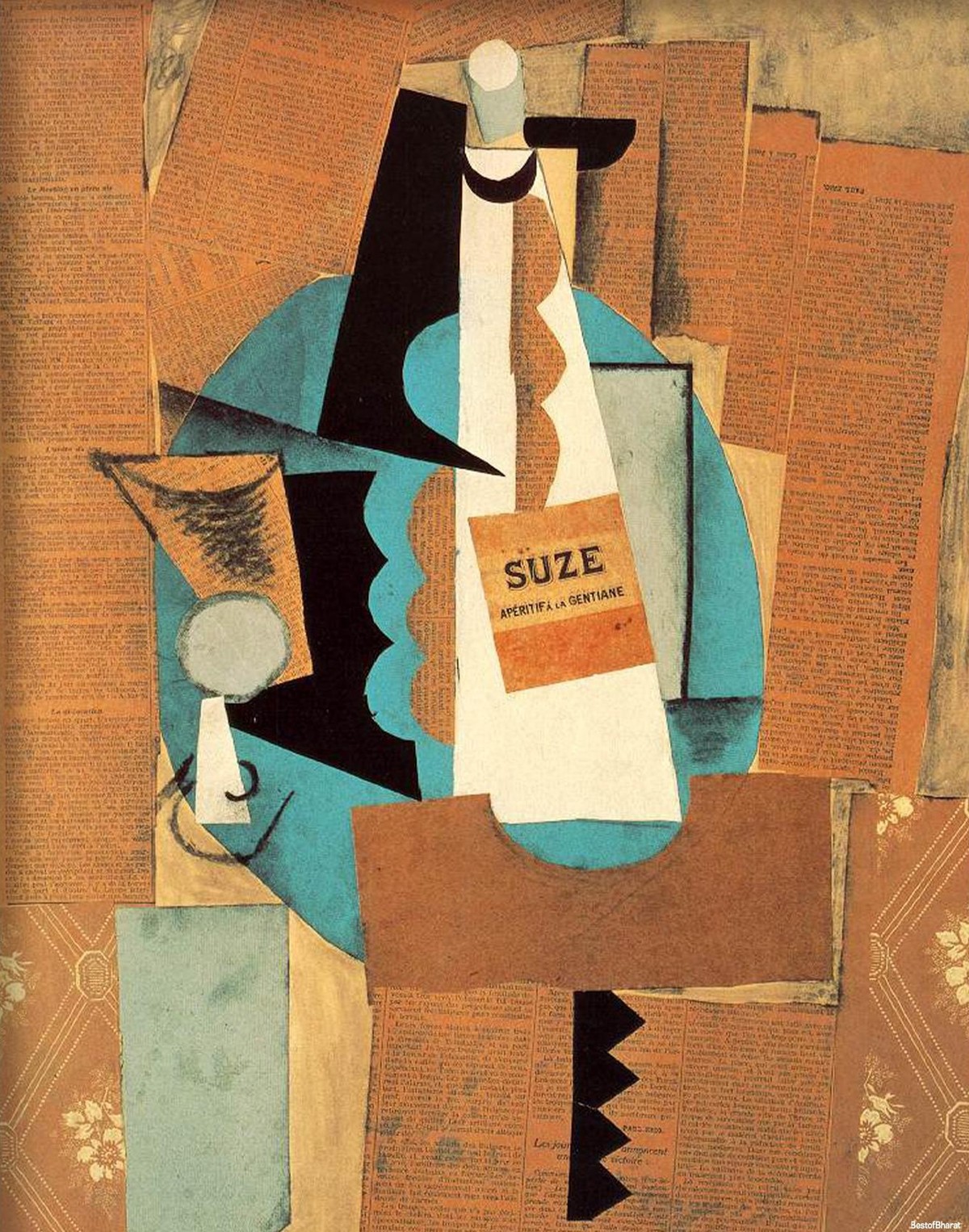 Pablo Picasso Glass and bottle of suze by Pablo Picasso (1912)
Kunst https://arteebo.com/product/glass-and-bottle-of-suze-by-pablo-picasso-1912/