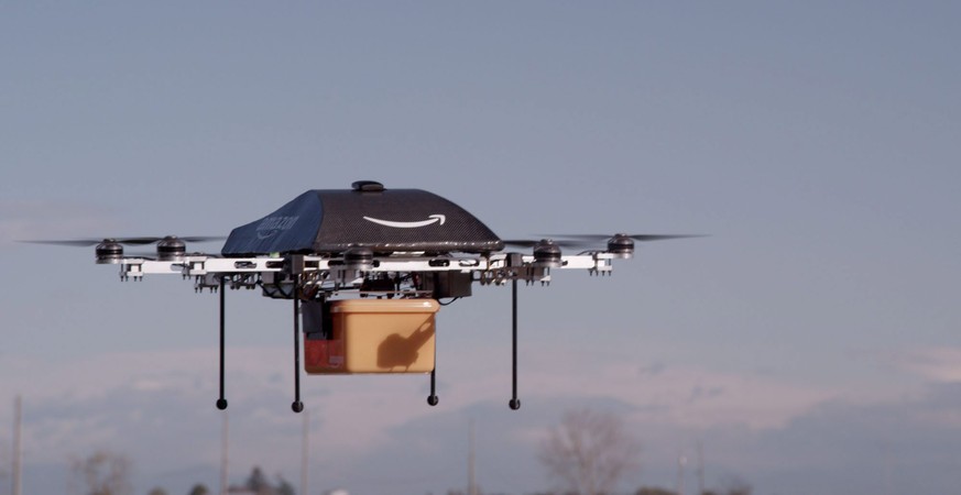 Pakete ausliefern per Mini-Drohne bleibt für Amazon vorerst eine Wunschvorstellung.&nbsp;