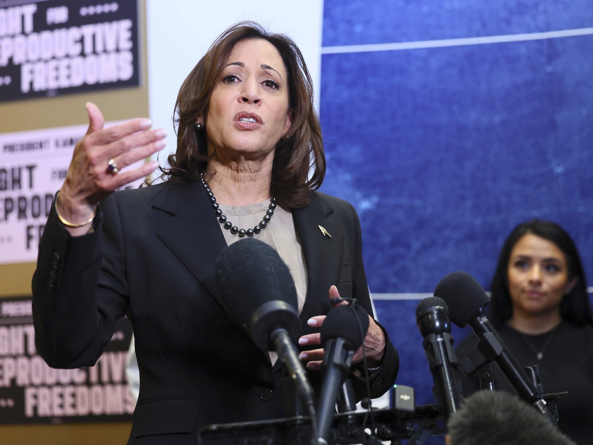 La vice-présidente Kamala Harris.