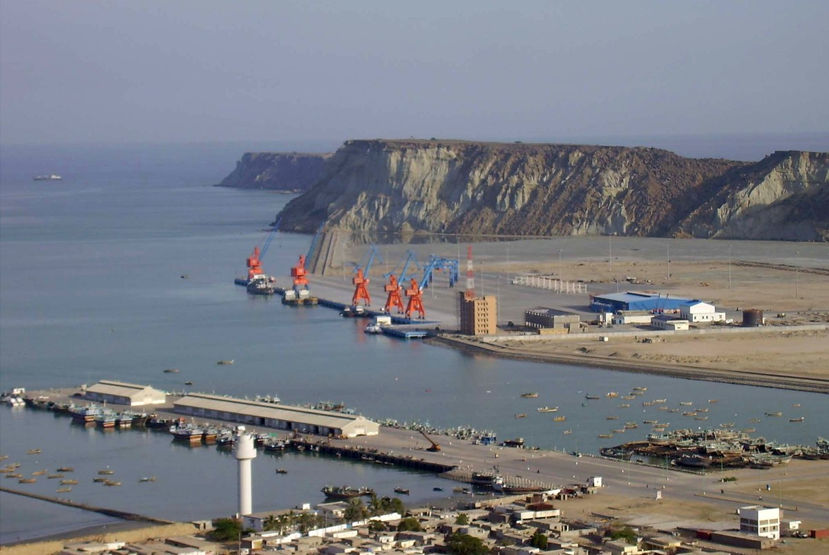 A general view of Pakistan's Gwadar deep-sea port on the Arabian Sea in this March 19, 2007 file photo. To match PAKISTAN-CHINA/SECURITY REUTERS/Qadir Baloch/Files EDITORIAL USE ONLY. NO RESALES. ...