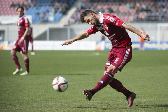 22. Maerz 2015; Vaduz; Fussball Super League - FC Vaduz - FC St. Gallen; Naser Aliji (Vaduz) (Michael Zanghellini/freshfocus)