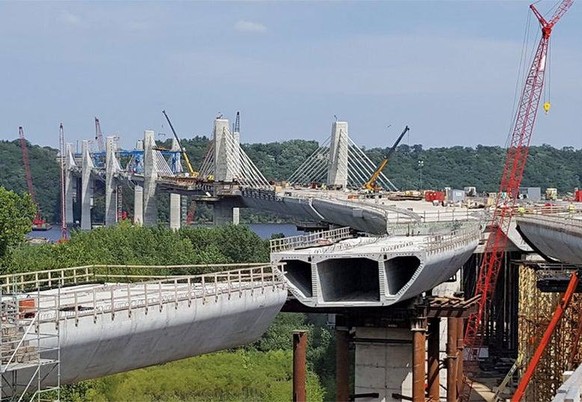 Eine Brücke in Minnesota, USA.