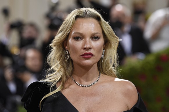 Kate Moss attends The Metropolitan Museum of Art&#039;s Costume Institute benefit gala celebrating the opening of the &quot;In America: An Anthology of Fashion&quot; exhibition on Monday, May 2, 2022, ...