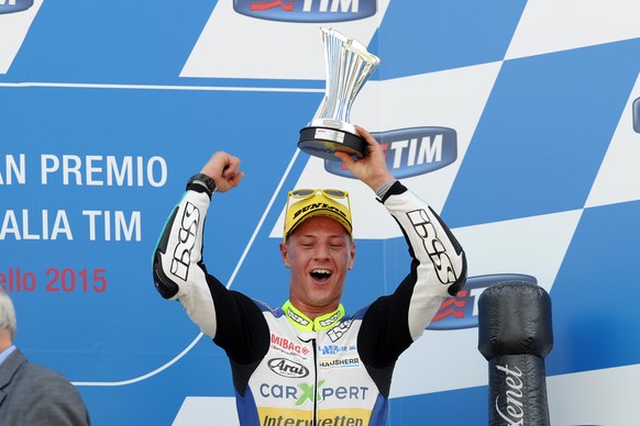 Was für ein Comeback: Aegerter fährt in Mugello auf den dritten Rang.