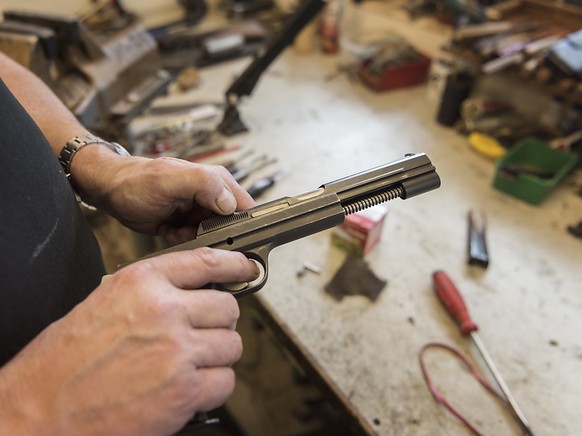 A youth was fatally shot while wielding a gun.  (archive image)