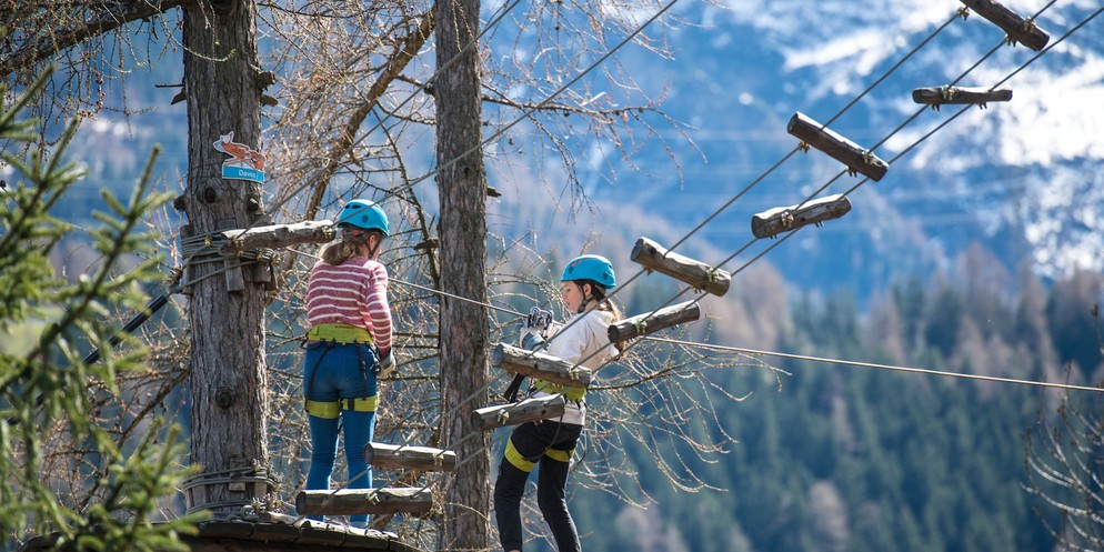 Klettern – nur eine von vielen Tätigkeiten in Fiesch.