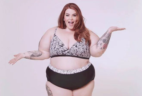 Model Tess Holliday:&nbsp;Keine Nippel, keine entblössten Pobacken, aber zu viel Fett.&nbsp;