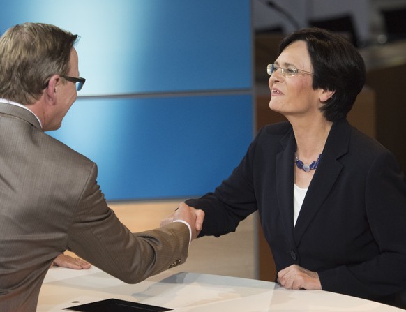 Bodo Ramelow (Linke) schlägt Christine Lieberknecht (CDU) als Ministerpräsidentin vor.